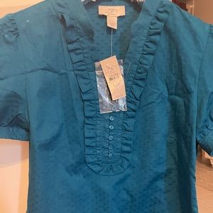 Loft Brand new turquoise blouse